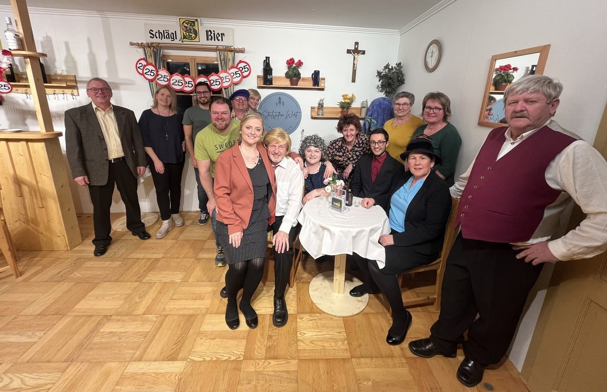 Gratulation an die Theatergruppe St. Oswald